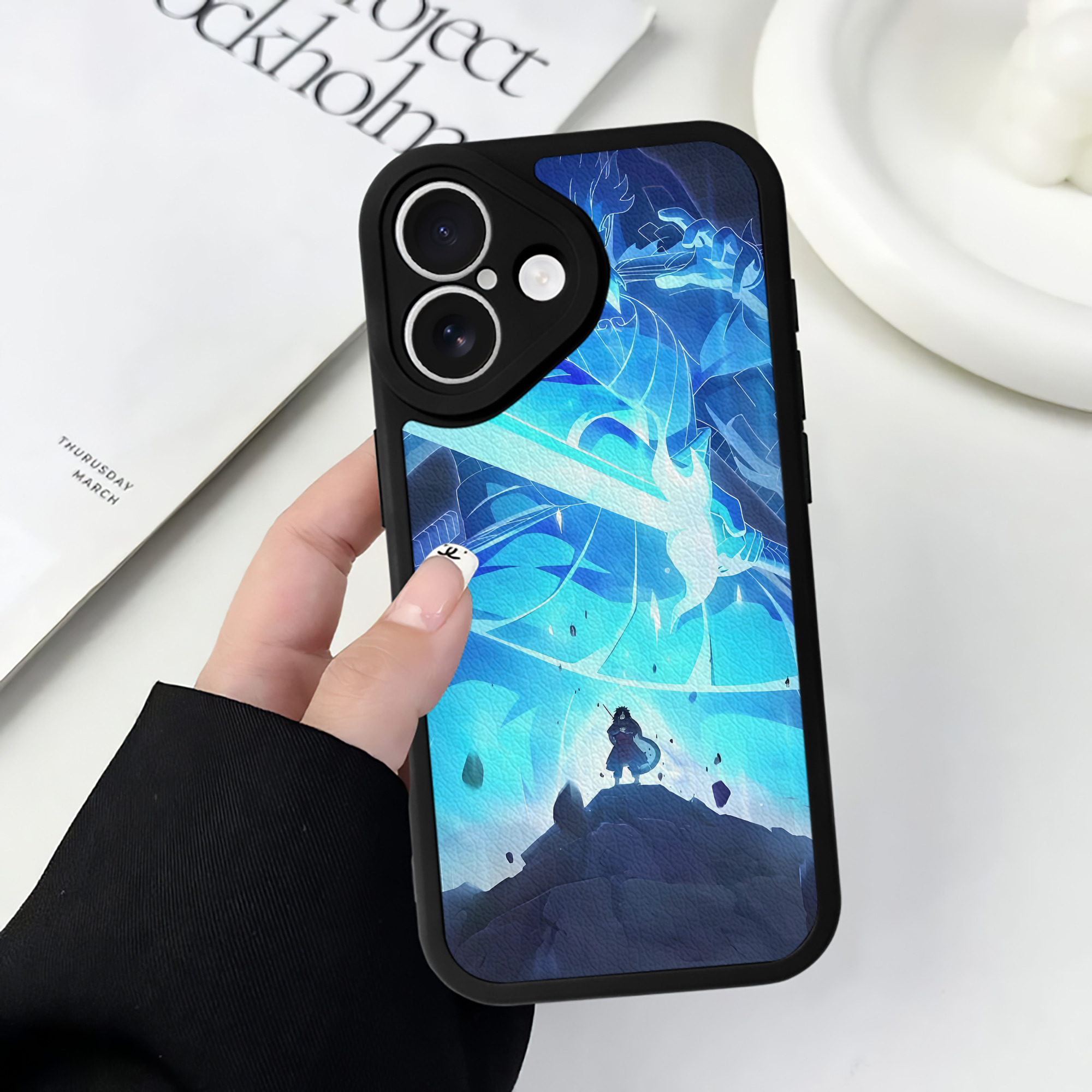 （画像用） NARUTO -ナルト- NARUTO -ナルト- 疾風伝 【iPhone 16シリーズ対応】シリコンスマホケース（レザー調） 材質：シリコン